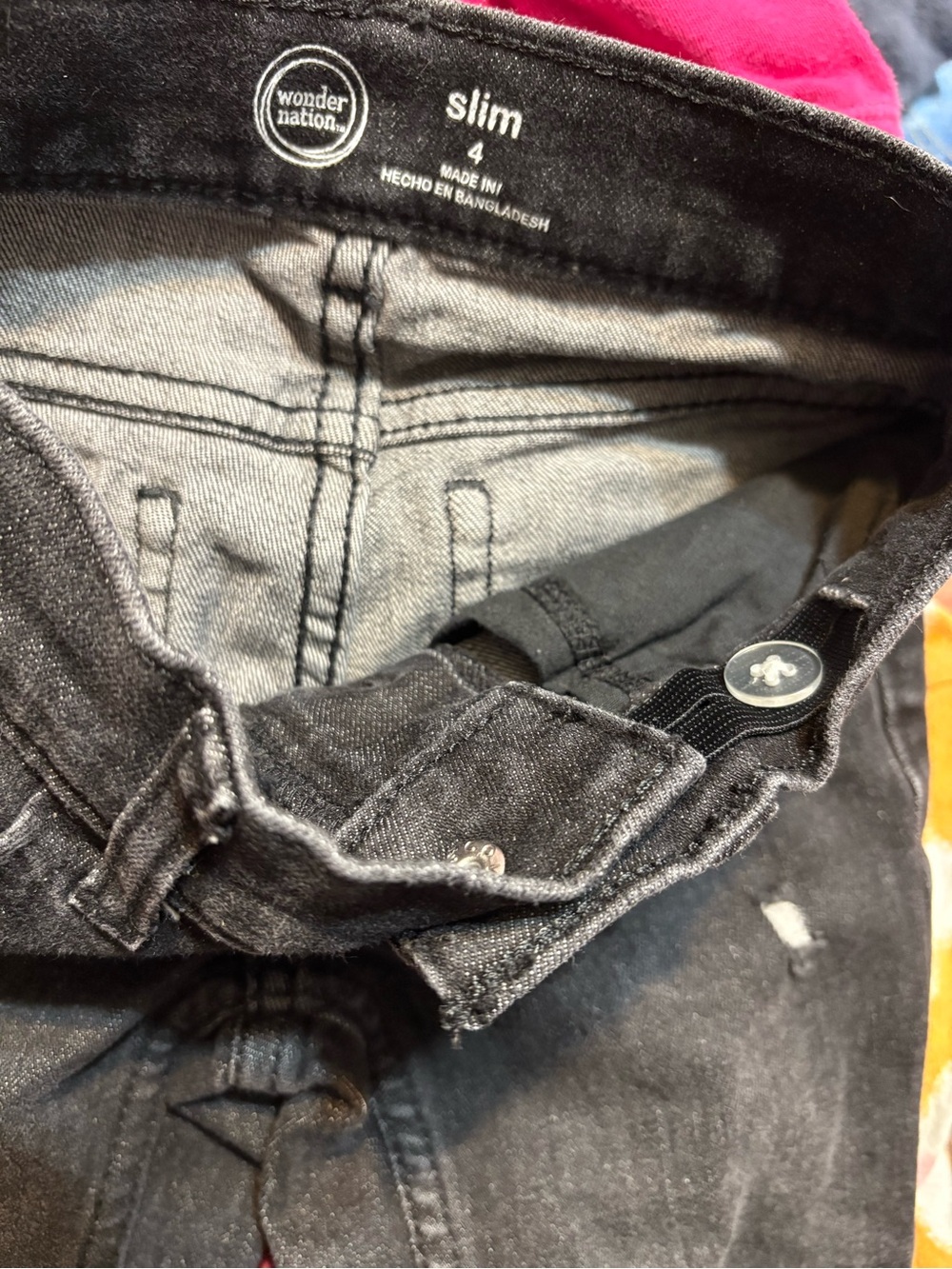 wonder nation Black Slim Kids Jeans
